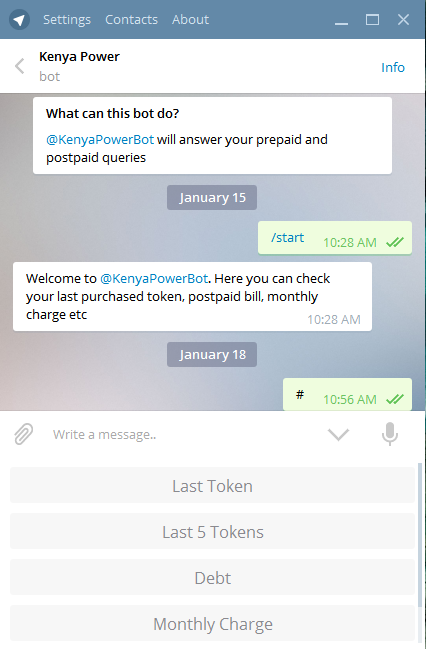 Kenya Power Telegram Bot 1