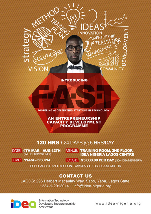 Register to Attend the FAST Entrepreneurship Programme, Organised by ...