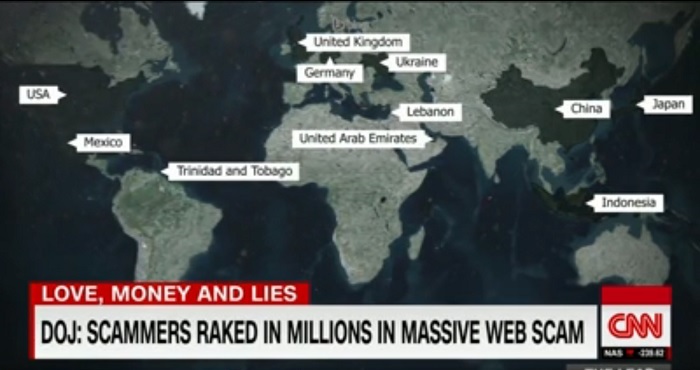 Geographical spread of Nigerian online fraud is spreading. Counting the cost as Nigerian fraud goes global