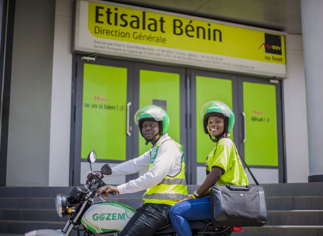 In Bénin, ride hailing startup, Gozem partners Etisalat to give its users Moov Money