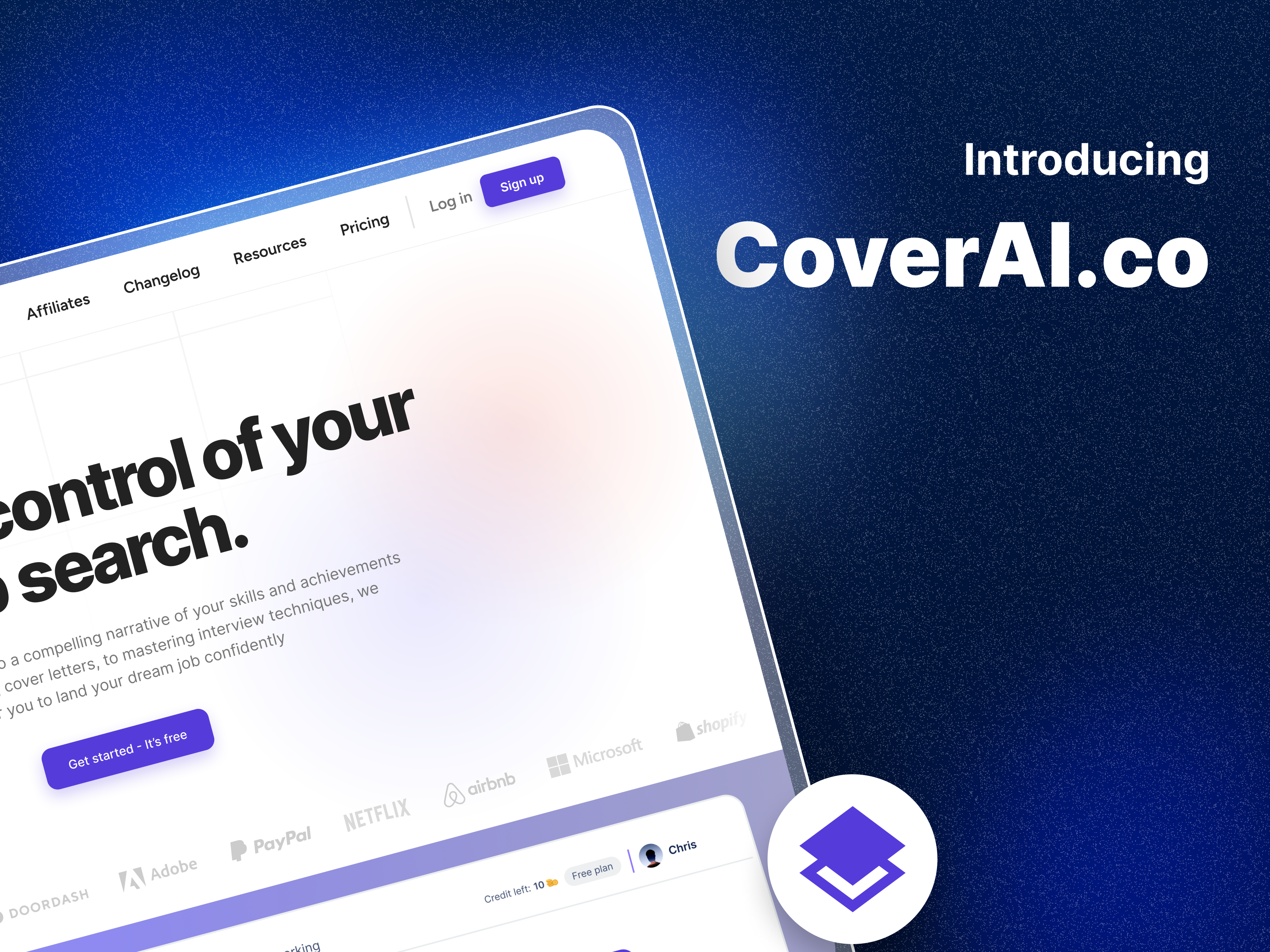 MyCoverAI shot