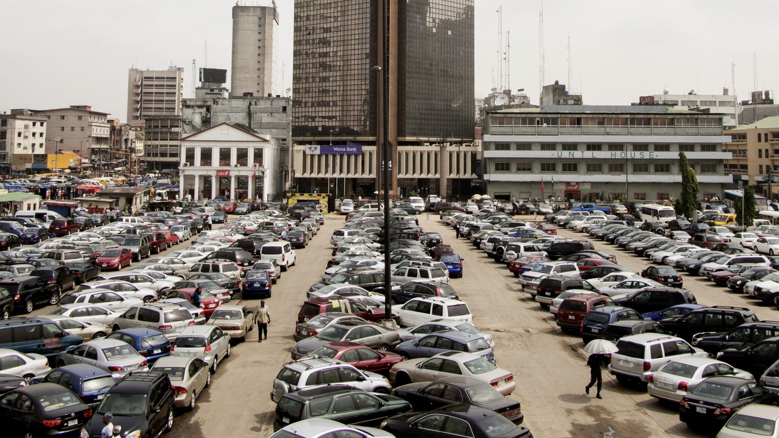 A Nigerian car parking lot. Created by Alfredo D'Amato/Panos Pictures/Redux