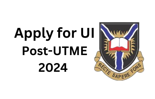 University of Ibadan (UI) CBT Post UTME 2024 WITH UI  HD LOGO ON THE image with transparent background and beautiful logo